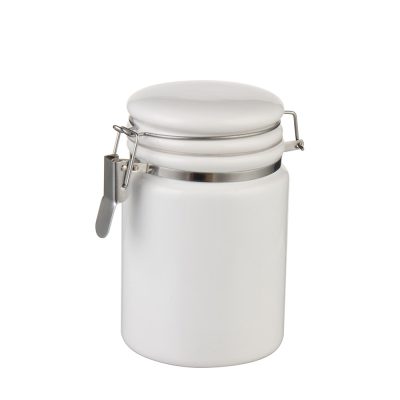 Pot de stockage en céramique de 14 oz avec fermeture de balle
