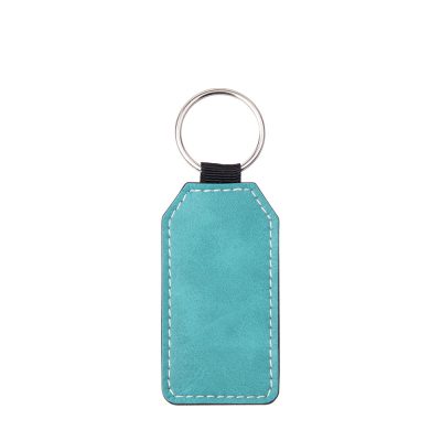 Porte-clés en cuir PU (vert, baril)