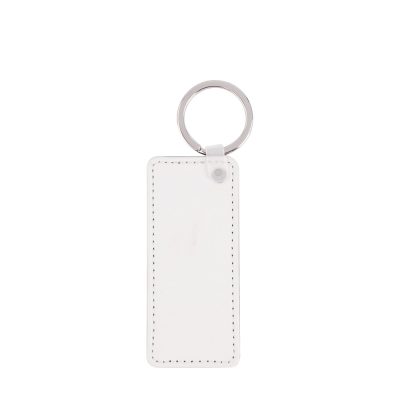 Porte-clés en cuir PU (rectangulaire)