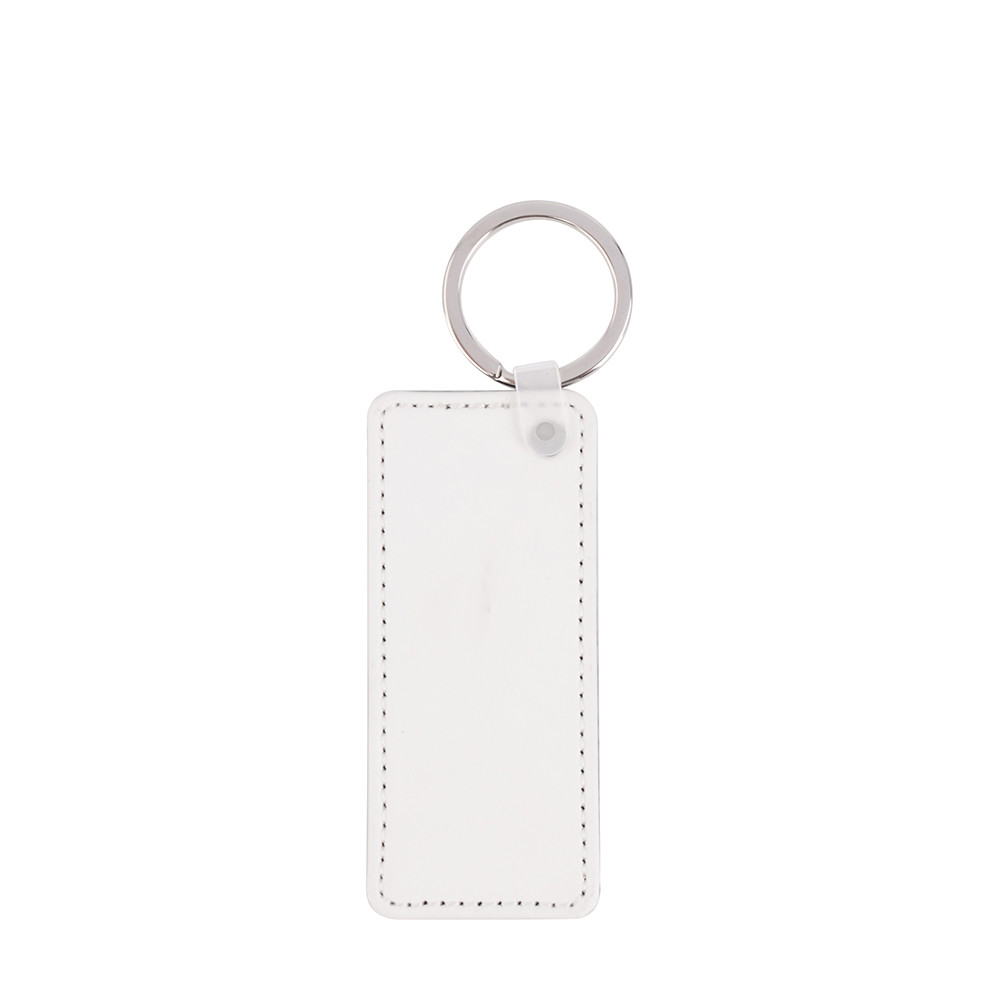 Porte-clés en cuir PU (rectangulaire)