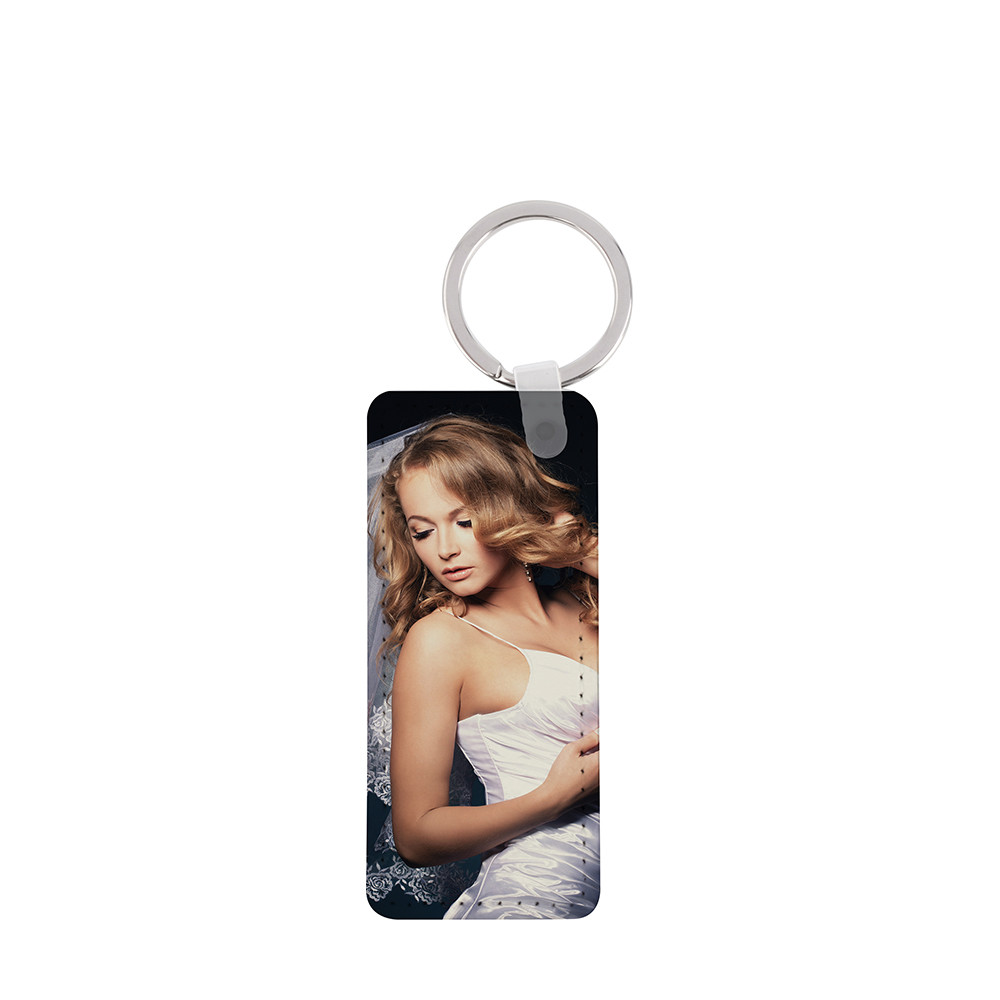 Porte-clés en cuir PU (rectangulaire)