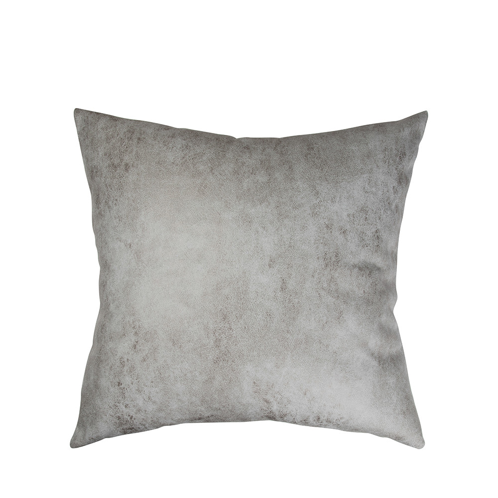 Housse de coussin en cuir par sublimation (40 x 40 cm, gris foncé)