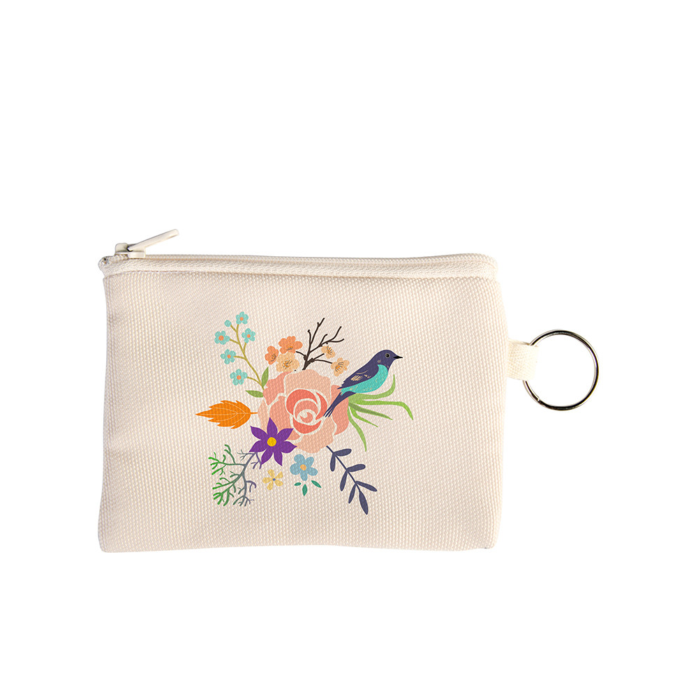 Porte-monnaie avec porte-clés (12,5 x 8,5 cm)