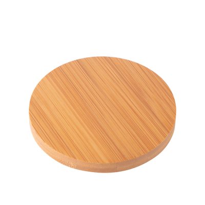 Dessous de verre rond en bambou (9,5 cm) Dessous de verre rond en bambou (9,5 cm)