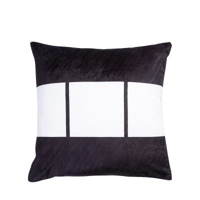 Housse de coussin en peluche à 3 panneaux par sublimation (40*40cm/15.75"x15.75")