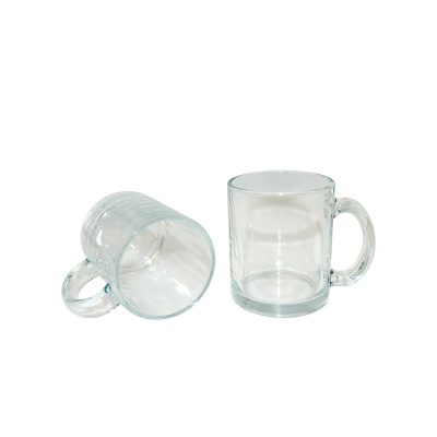 Tasses en verre de 330 ml (transparentes)