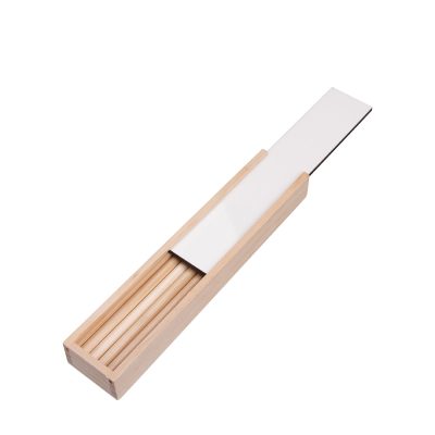 Boîte de rangement pour stylos de couleur avec insert HB (stylo 8 pièces)