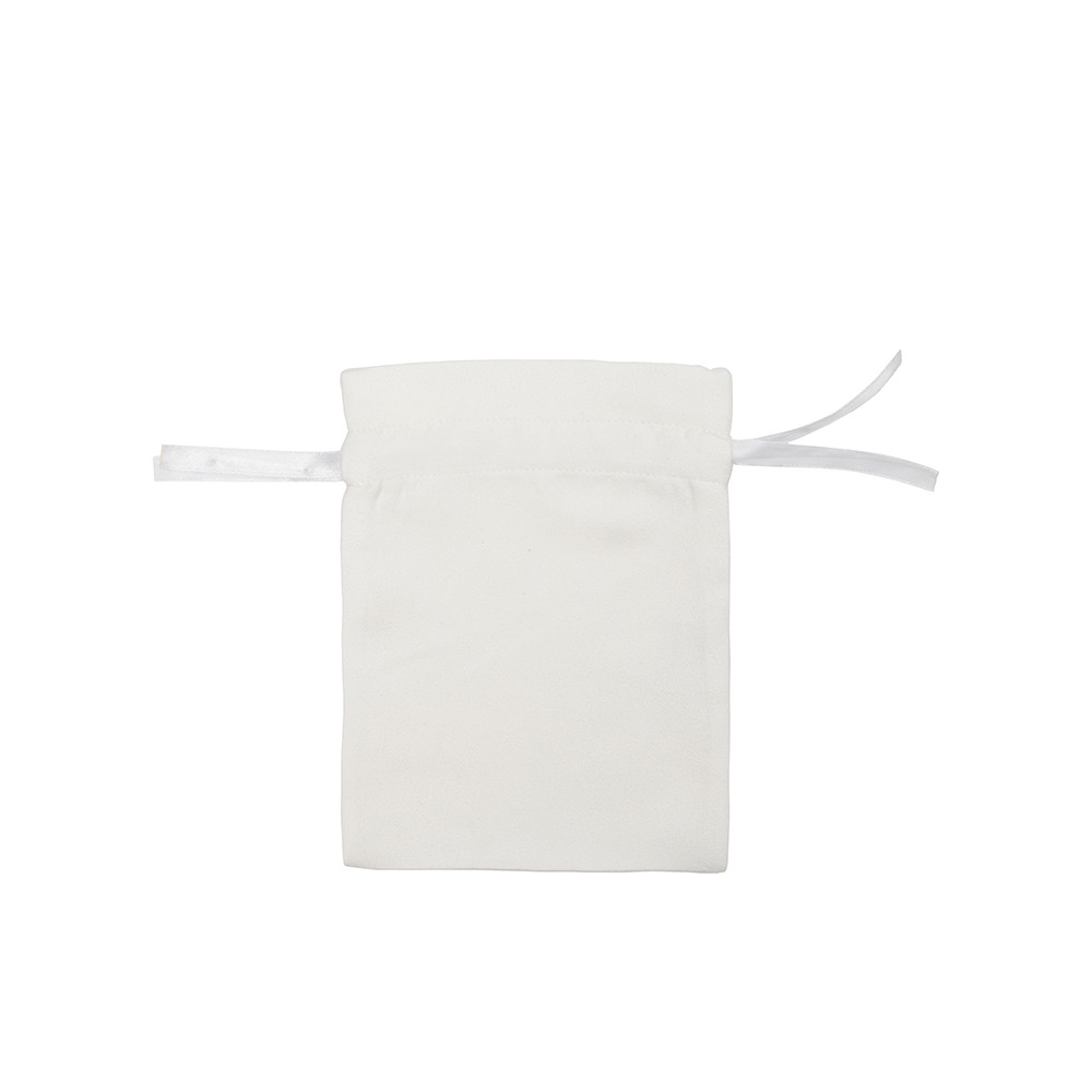 Sac à cordon en peluche double face (15*19 cm)