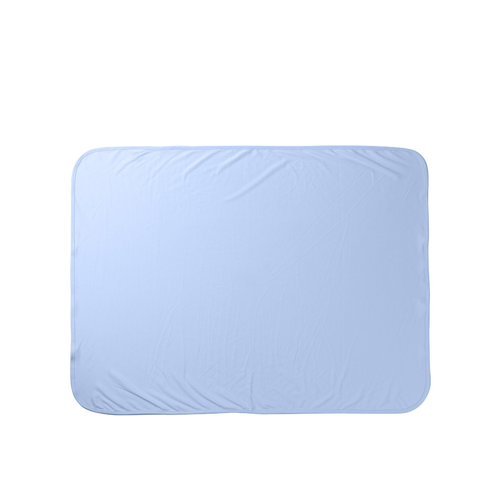 Couverture pour bébé (bleu clair, 76 x 101 cm)
