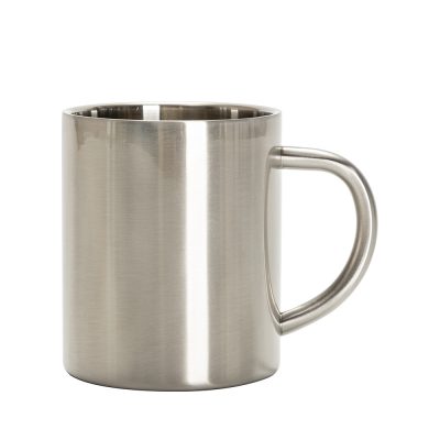 Tasse en acier inoxydable de 10 oz/300 ml (argent)