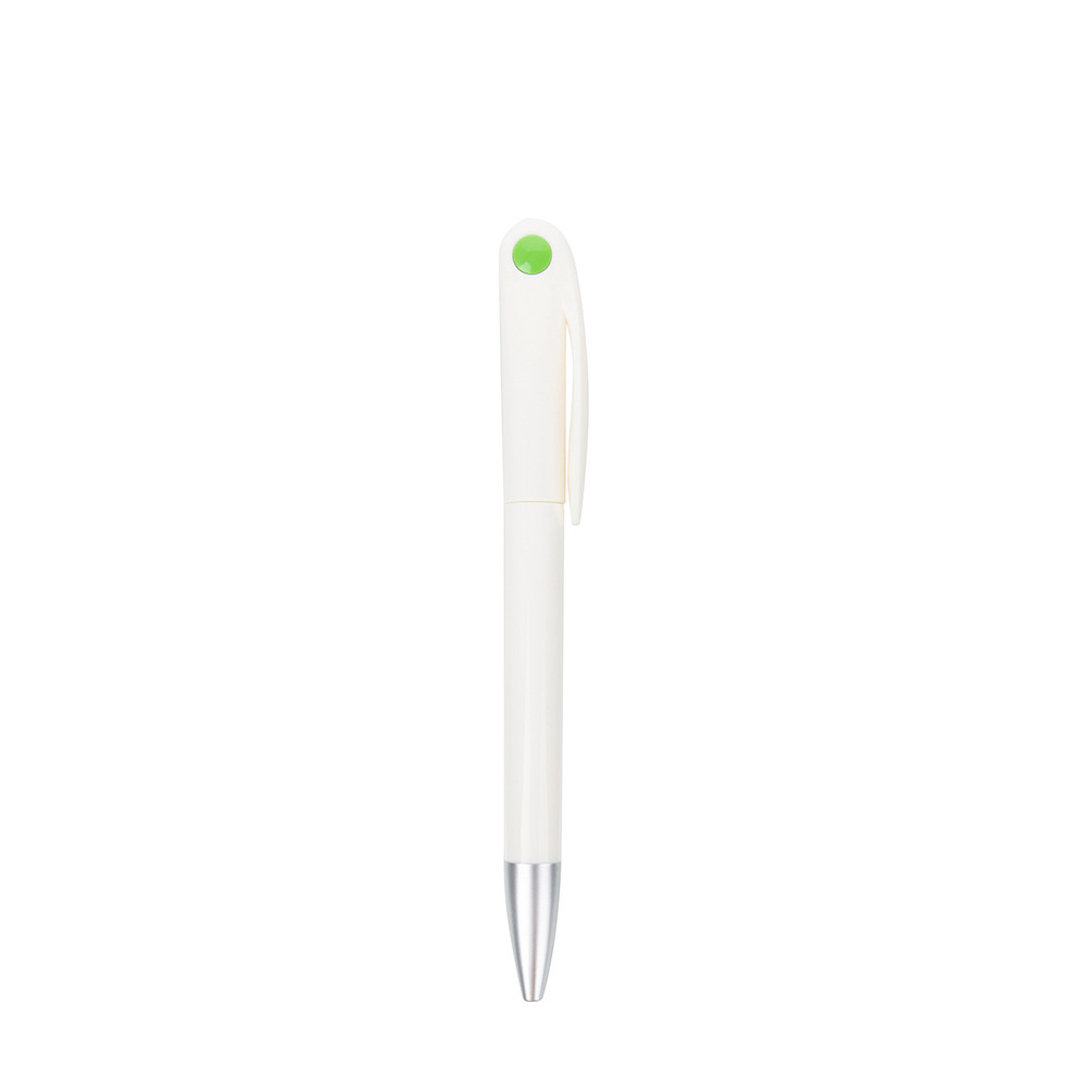 Stylo à bille blanc-noir