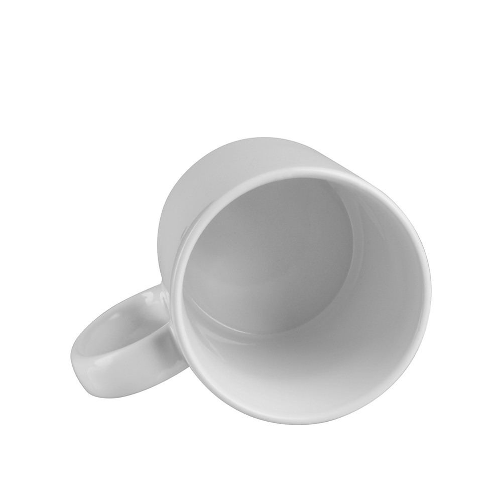 Tasse à revêtement blanc de 11 oz avec boîte individuelle blanche