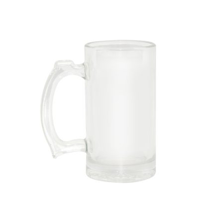 Chope à bière en verre de 16 oz (clair)