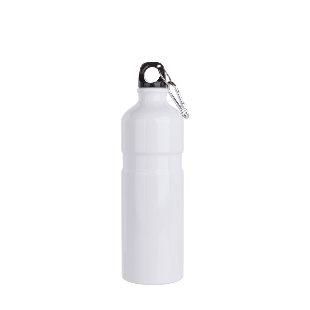 Bouteille d'eau en aluminium de 750 ml (blanc)
