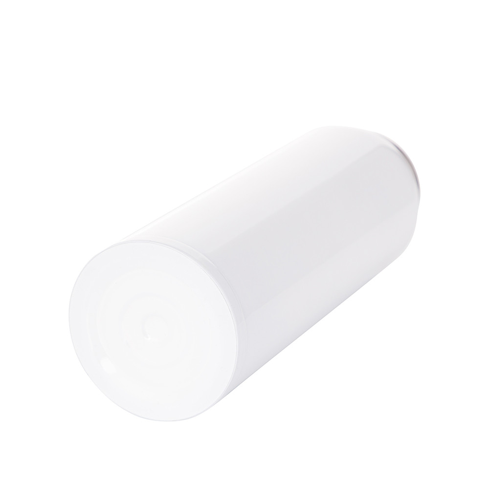 Bouteille en acier inoxydable avec couvercle pop de 500 ml/17 oz (blanc)