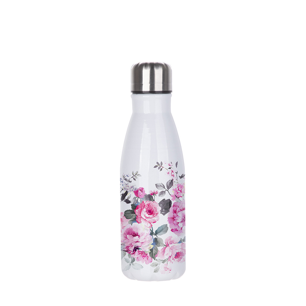 Bouteille en forme de cola en aluminium de 17 oz/500 ml (blanc)