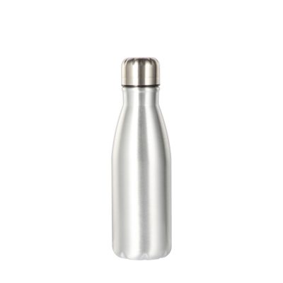 Bouteille en forme de cola en aluminium de 17 oz/500 ml (argent)