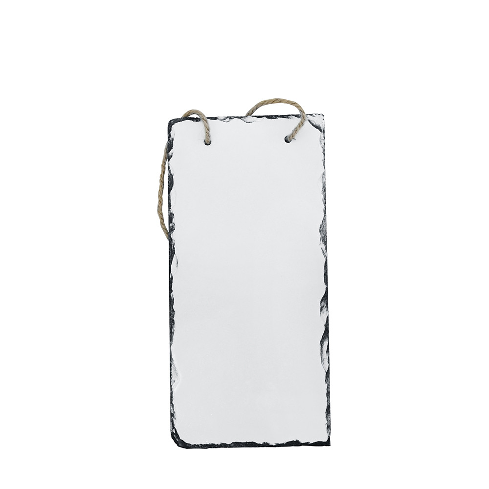 Petite pierre suspendue rectangulaire (15*30 cm)