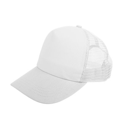 Casquette entièrement blanche en maille Casquette entièrement blanche en maille