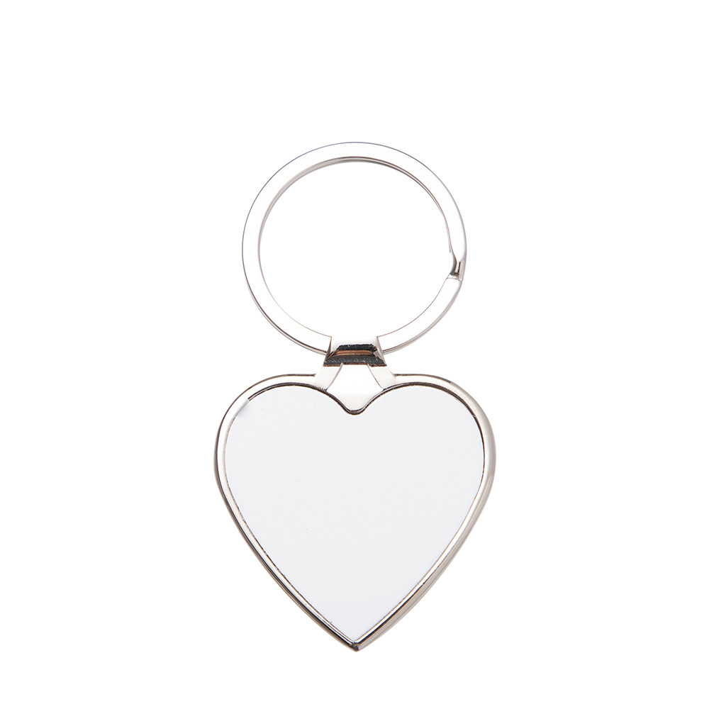 Porte-clés à sangle en PU (cœur, 4 x 4,5 cm)