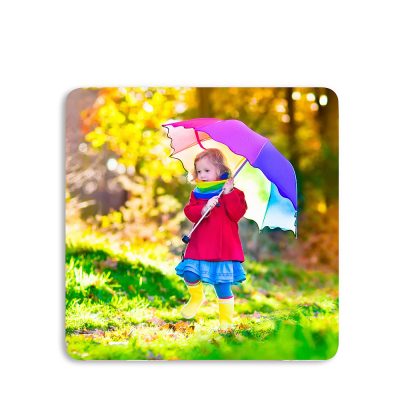 Aimant de réfrigérateur à sublimation carré (9,5 x 9,5 cm)