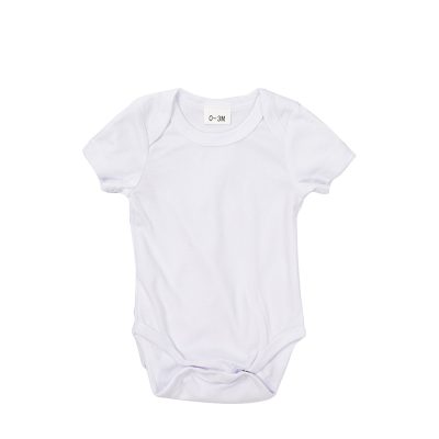 Combinaison bébé à manches courtes S (blanc, 3-6M) Combinaison bébé à manches courtes S (blanc, 3-6M)
