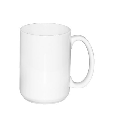 Tasse à revêtement blanc de 15 oz