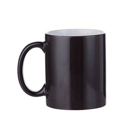 Tasses à couleur changeante de 11 oz - Brillantes, avec boîte blanche - Noir