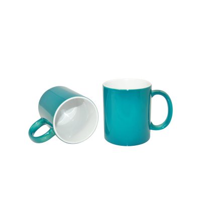Tasses à couleur changeante de 11 oz - Brillantes, avec boîte blanche - Vert