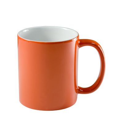 Tasses à couleur changeante de 11 oz - Brillantes, avec boîte blanche - Orange